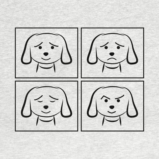 Dog's facial expressions by PallKris